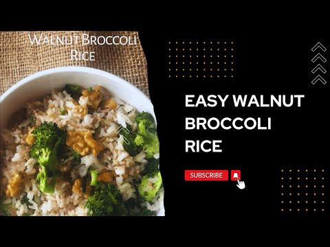Gluten Free Walnut Broccoli Fried Rice