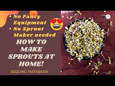 How to make Sprouts at home easily |NO Sprout Maker/Fancy Equipment needed | Meal Prep Series #3|
