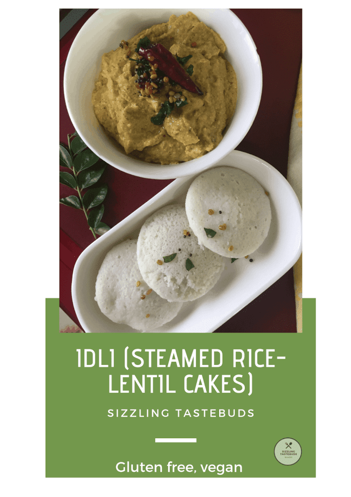 Idli is a steamed rice-lentil dish ((sometimes millets) made in South India and is oil free, gluten free and vegan too. Served for breakfast with sambar or chutney