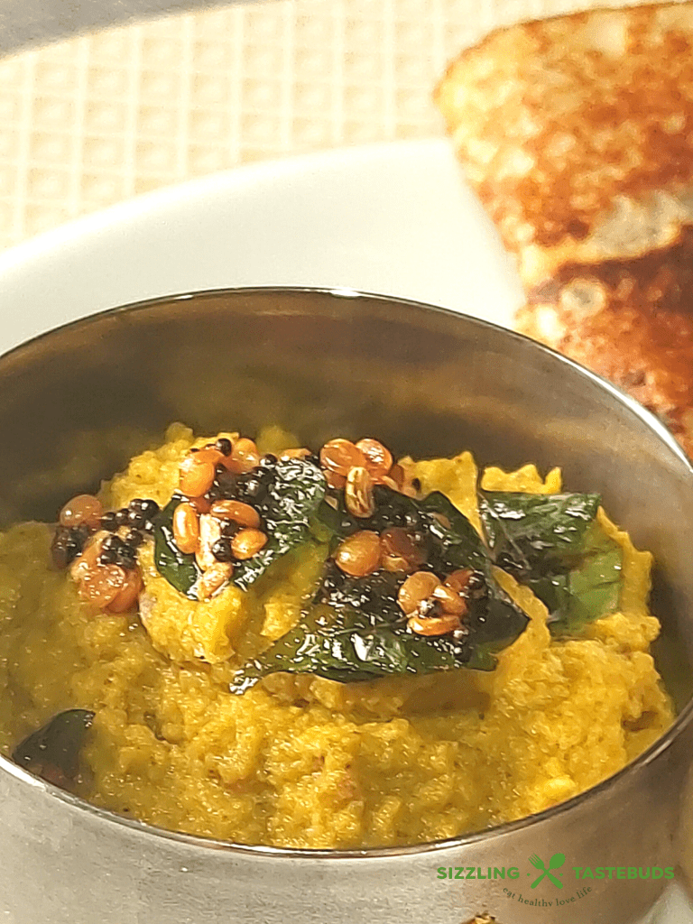 A delicious chutney or Dip made with Carrots and garlic. Gluten Free + vegan chutney to serve with any South Indian Breakfast or steamed rice.