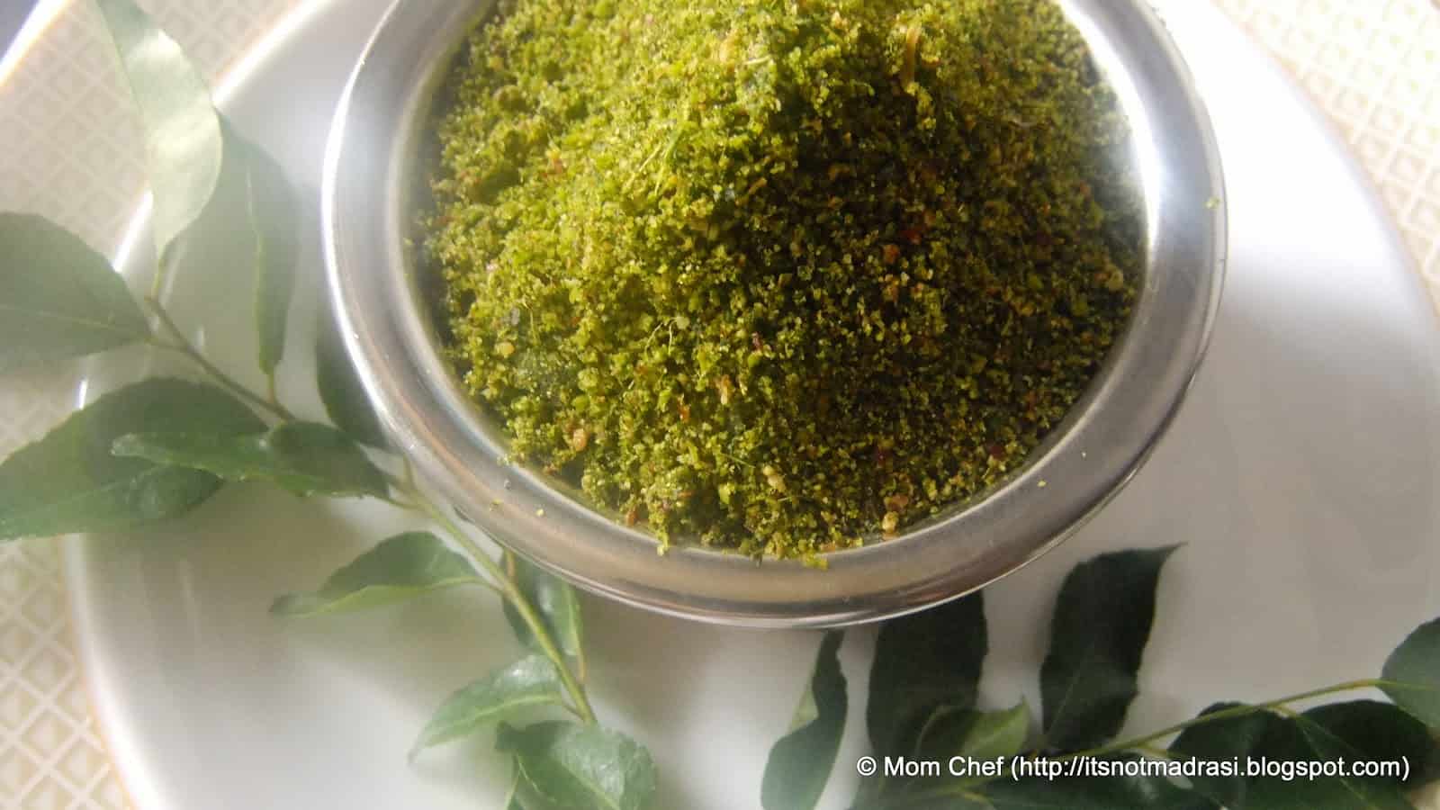 Karivepalai Podi ~ Curry leaf Spice Powder