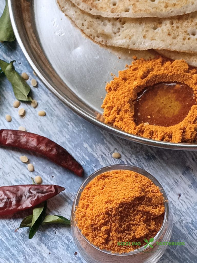 Godhi Chutney Podi Recipe (Wheat Germ South Indian Spice Powder)