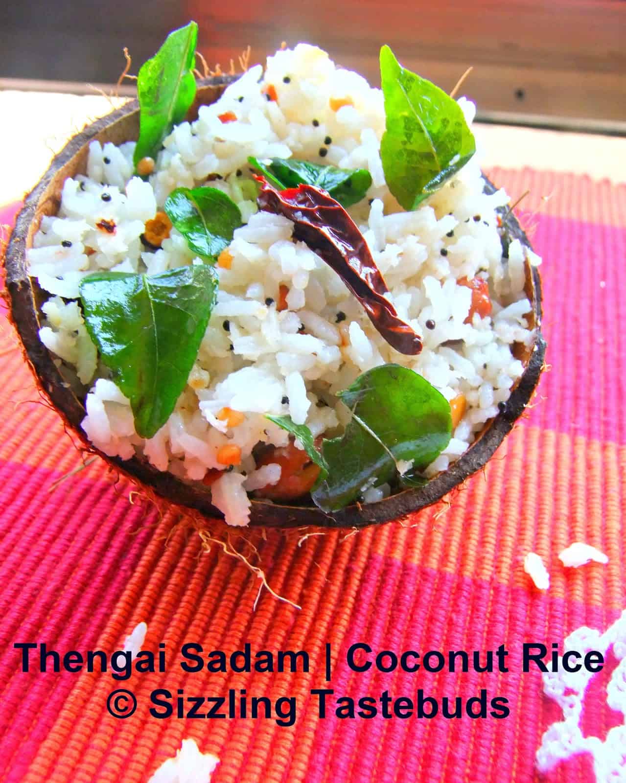 Thengai Saadam | Iyengar Style Coconut Rice | Navratri Prasadam
