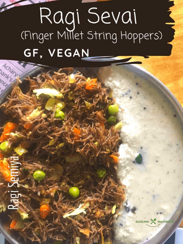 Ragi Sevai | Ragi Semiya Upma | Finger Millet String Hoppers