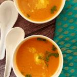 Instant Pot Carrot Almond Soup | GF,Vegan