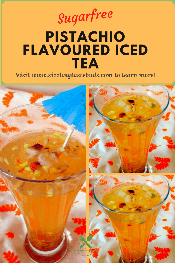 Pistachio Flavoured Iced Tea