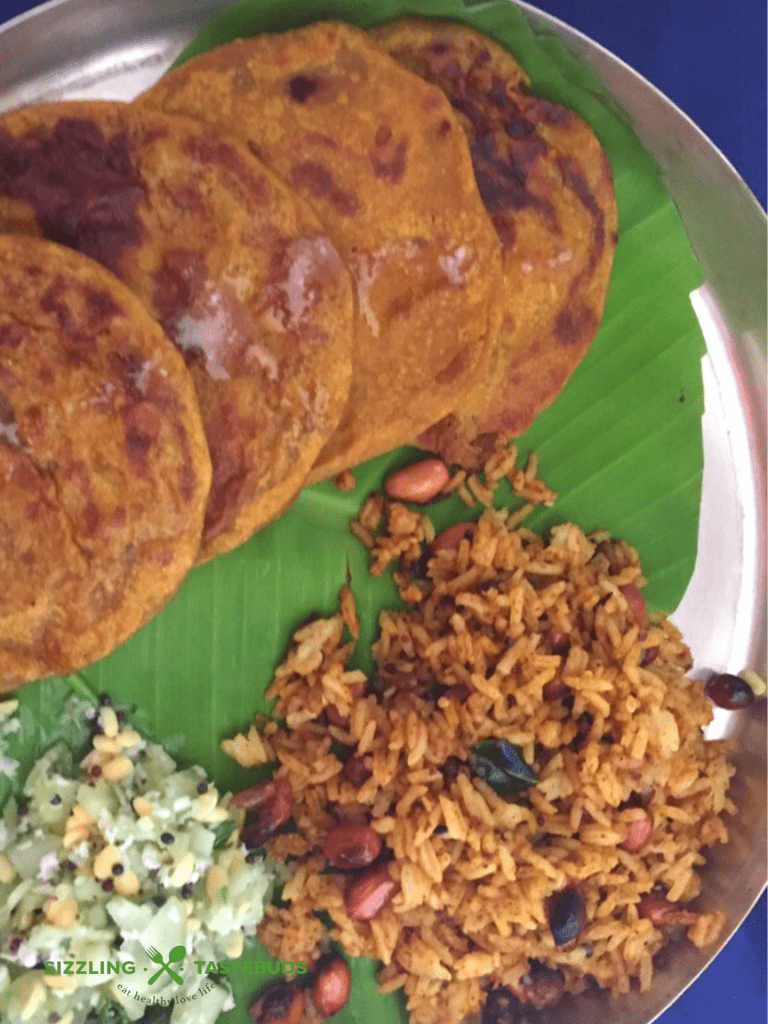 Bele Obbattu or Obbattu is a stuffed sweetbread made with lentils, coconut and Jaggery. It is a delicacy made for the Hindu new year festival called Ugadi