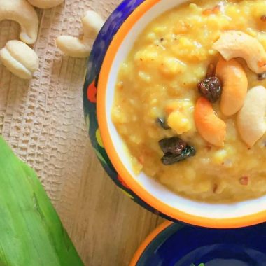 Oats in Chakkarai pongal – a new beginning of healthy eating this pongal festival.