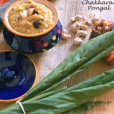 Oats in Chakkarai pongal – a new beginning of healthy eating this pongal festival.