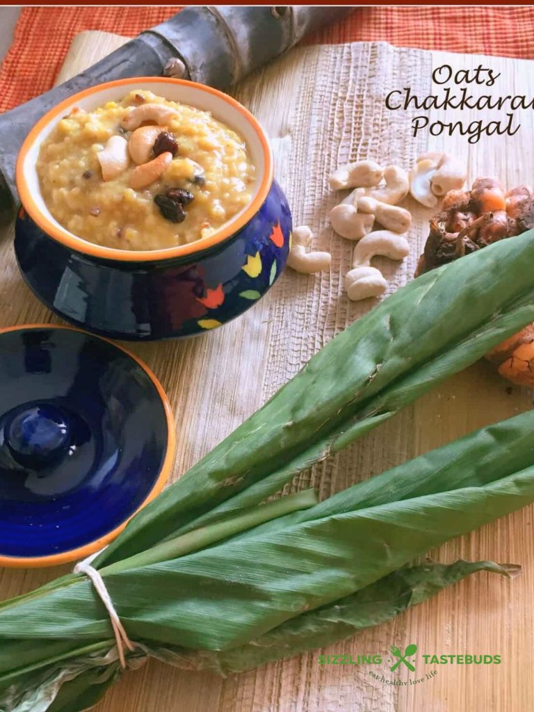 Oats in Chakkarai pongal – a new beginning of healthy eating this pongal festival.