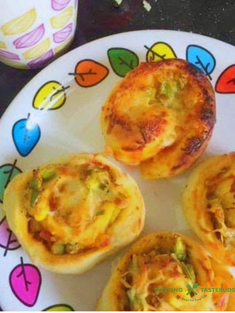 Pizza pinwheels are customizable, cheesy spirals of dough—perfect as a fun, saucy appetizer, snack, or lunchbox treat.