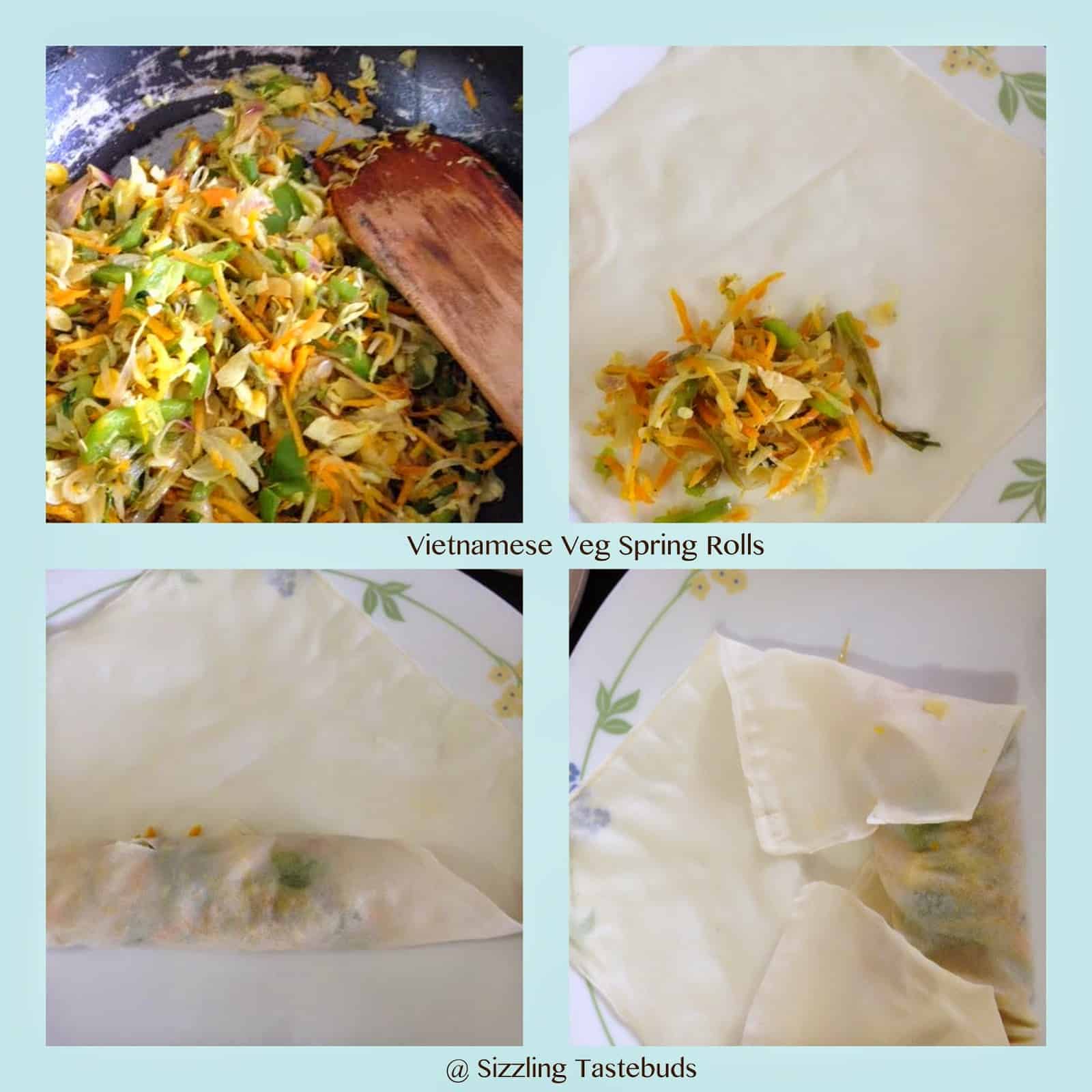 Vietnamese Rice Paper Rolls Recipe by Archana's Kitchen