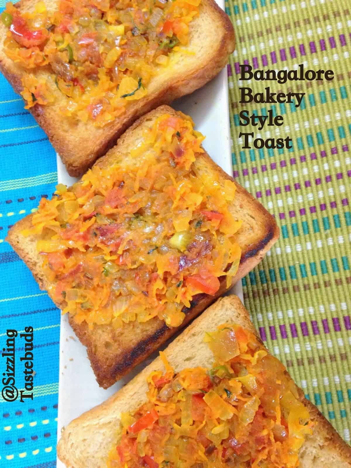 Bangalore Bakery Style Masala Toast | Evening Snack varieties