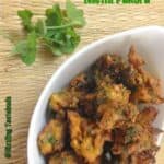 Methi Pakora | Deep fried fenugreek fritters