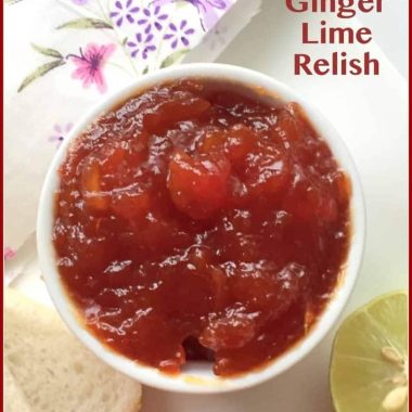 Papaya Ginger Lime Relish is a healthy, homemade jam made with papaya. And no preservatives added.