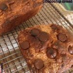 No Knead Wholewheat Banana Chocochip bread
