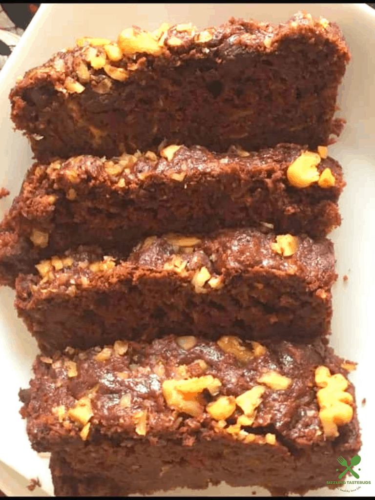 Eggless Double Chocolate Zucchini Bread