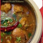 Urundai Kuzhambu, and a tribute to my grandmom | How to make Paruppu Urundai Kuzhambu | No Onion No ...