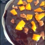 Almost Vegan Pumpkin and Chocolate Cake for #Breadbakers