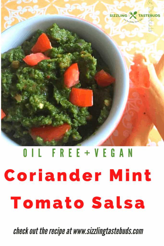 Tomato Mint Coriander Salsa