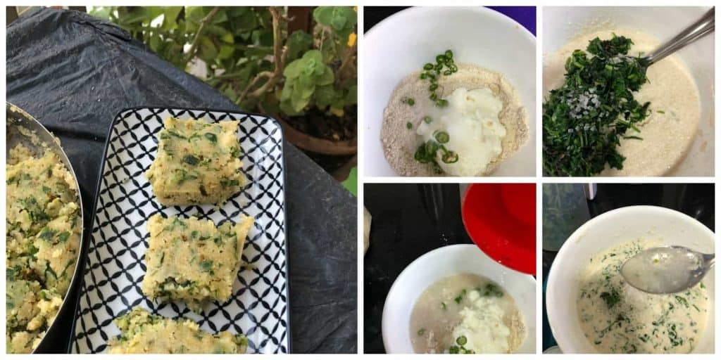 Oats Methi Dhokla is a spongy, soft and steamed snack using Oats and fenugreek leaves. Served with Green chutney or some sauce.