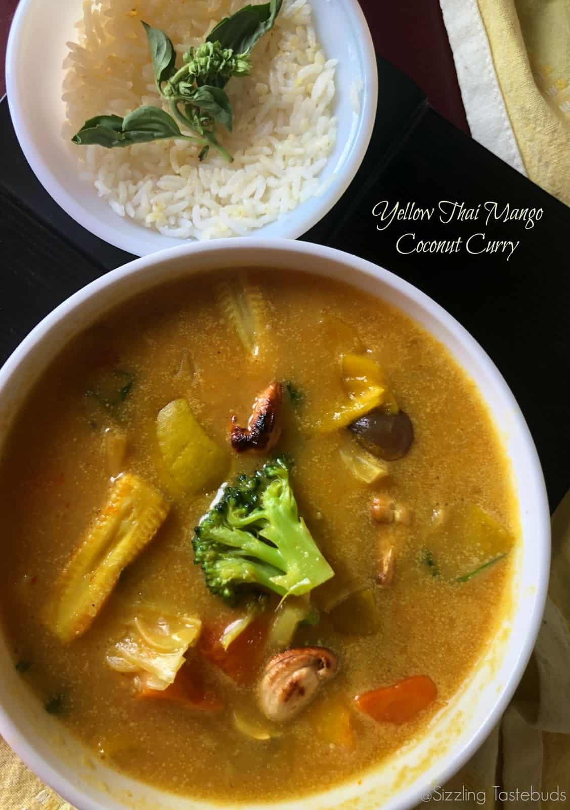 Thai yellow mango sales curry