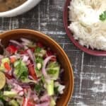 Ndengu with Kachumbari - Combo Kenyan Meal | GF and Vegan | #FoodieMondayBlogHop