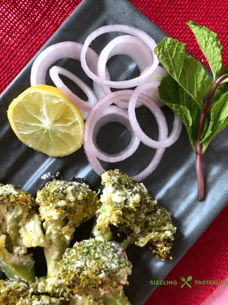 Tandoori Malai Broccoli is a quick to make tasty snack that is also Gluten Free. Made in the Tandoor or Oven to serve at parties or potluck.