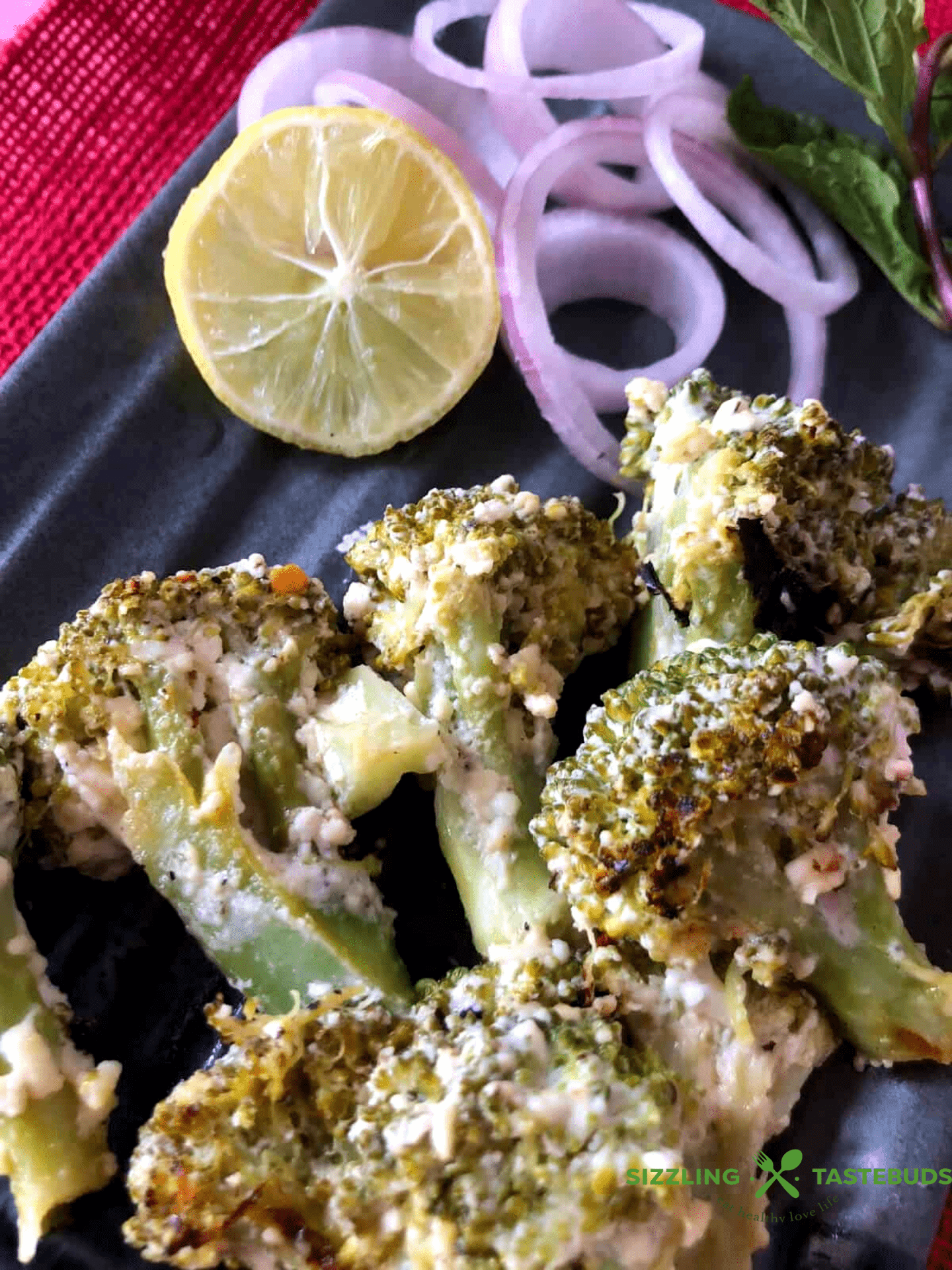 Tandoori Malai Broccoli Easy Party Appetisers Sizzling Tastebuds