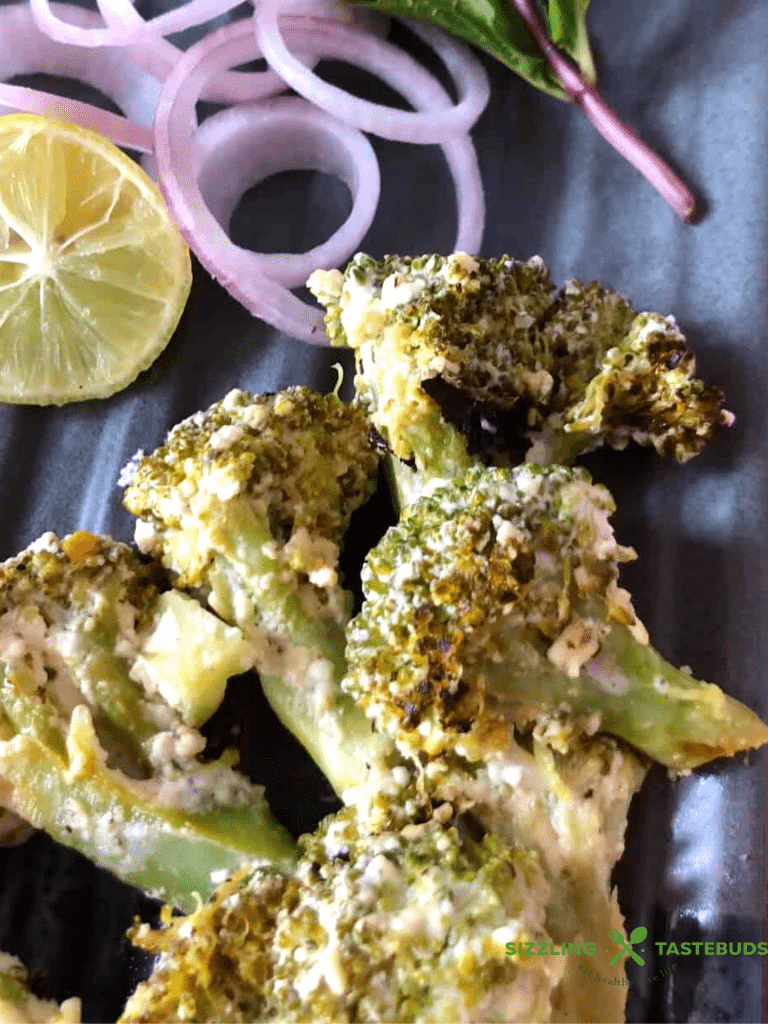 Tandoori Malai Broccoli is a quick to make tasty snack that is also Gluten Free. Made in the Tandoor or Oven to serve at parties or potluck.