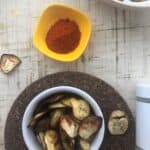 Baked Vazhakkai Varuval | Baked Raw Plantain Crisps | Gluten Free + Vegan