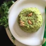 Coriander Poha | Green Poha - GF and Vegan dishes