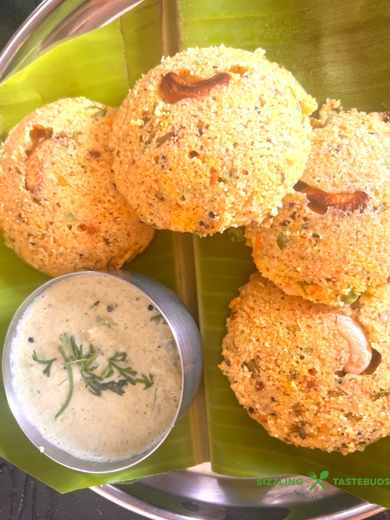 nstant Oats Idli is a quick to make Idli (steamed cakes) made with Oats and Semolina. Served with Chutney or Sambhar for a delicious breakfast or snack