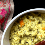 Moong Sama Chashwali Khichdi is a Gluten Free, millet based Nutritious One pot meal. Perfect for brunch or a light dinner.