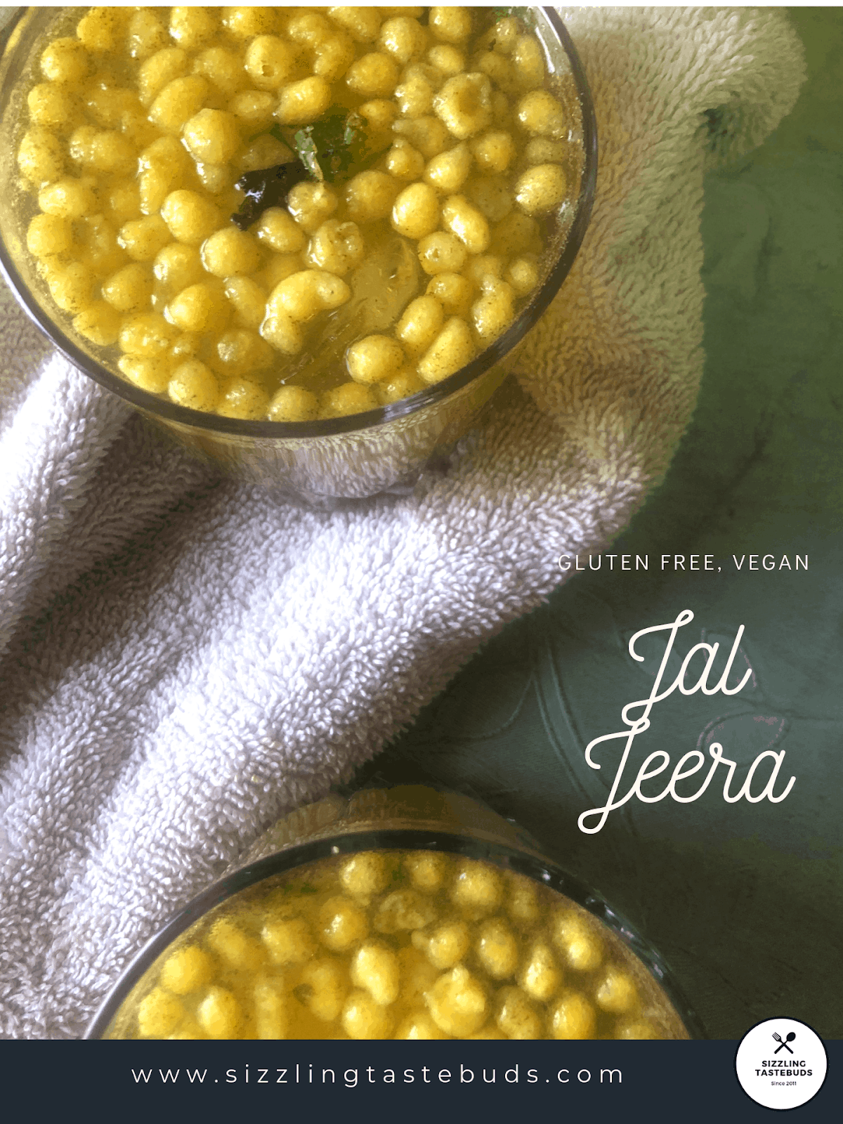 Jal Jeera is a classic Indian Beverage served during summers and parties alike. Made with homemade spices and topped with ice and mint