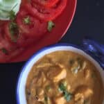 Badami Matar Paneer - Side Dish for Roti | Gluten Free Recipe