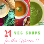 A delectable collection of healthy, hearty homemade Vegetarian and Vegan Soups for Winter and Fall. Made with everyday ingredients.