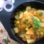 Benares Special Aloo Shalgam Matar ki Sabji | No onion-no garlic | Gluten Free and Vegan Side Dishes