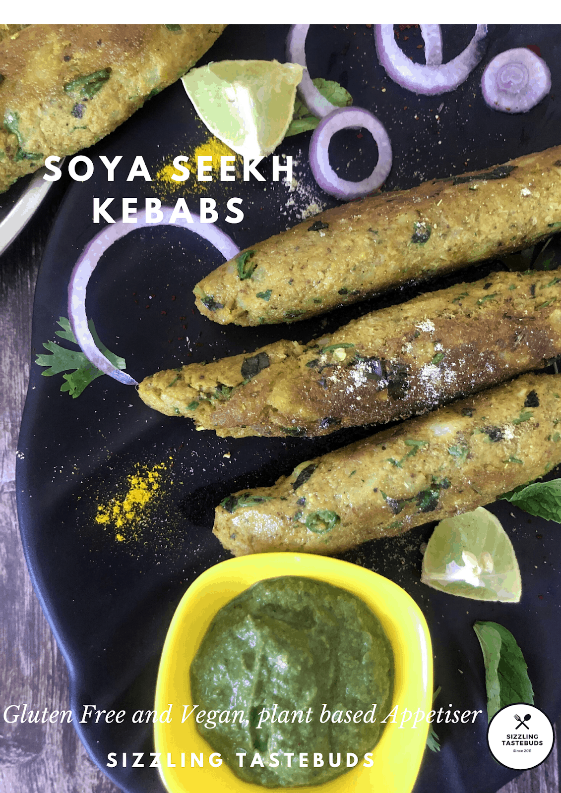 Soya Seekh Kebab