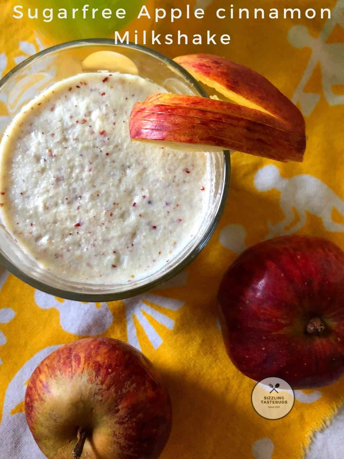 Apple Cinnamon Milkshake is a quick to make, Zero cook beverage that is best served chilled as a soothing and healthy Summer beverage.