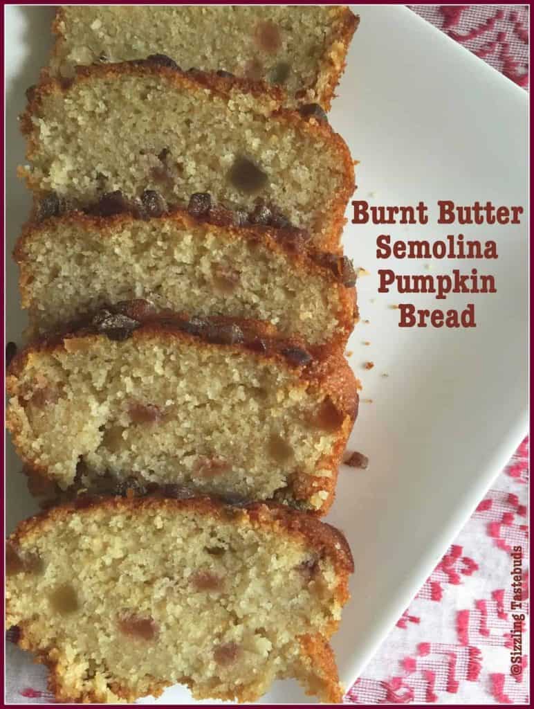 Burnt Butter Semolina Pumpkin Bread