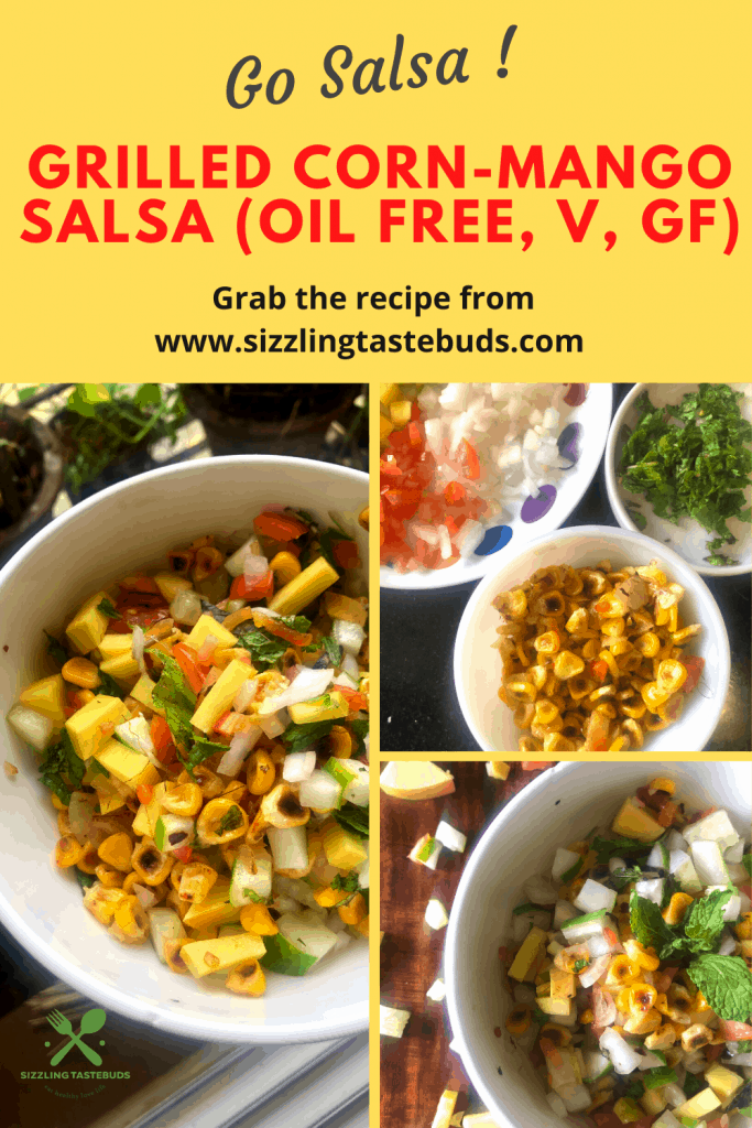 Grilled Corn Mango Salsa