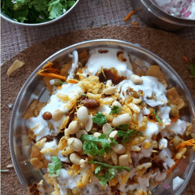 Dahi Matar Chaat