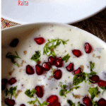 How to make Aloo Anardana Raita | Potato and Pomegranate Raita recipe