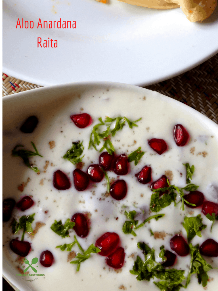 Aloo Anardana Raita