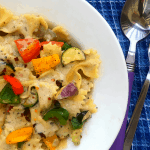 Farfalle pasta in a Creamy White Sauce