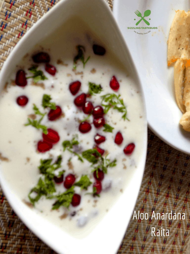 Aloo Anardana Raita