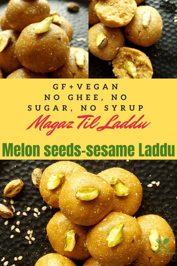 Magaz Til Laddu (Melon Seeds - Sesame Laddu)