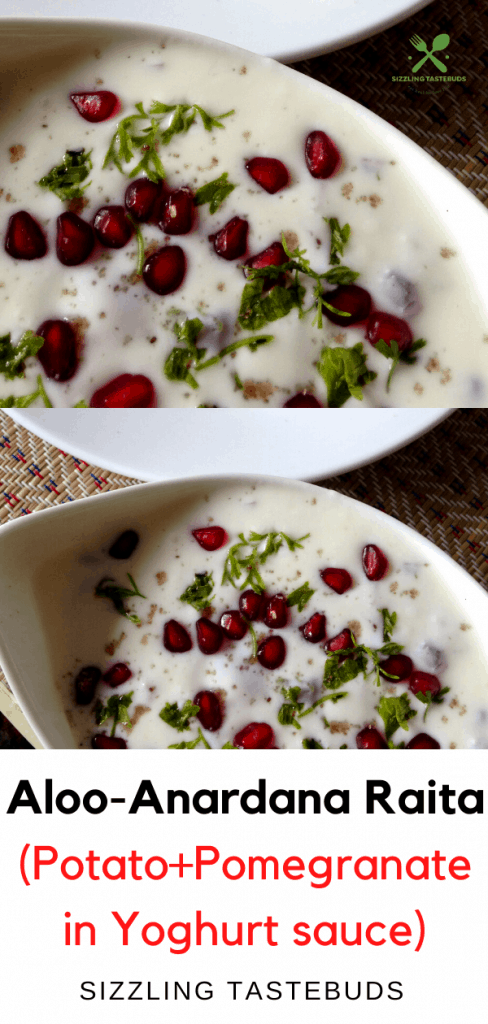 Aloo Anardana Raita