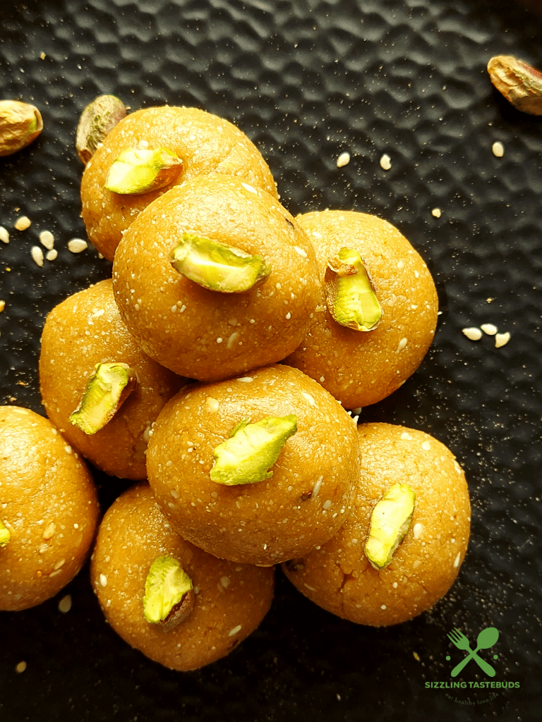 Magaz Til Laddu (Melon Seeds - Sesame Laddu)